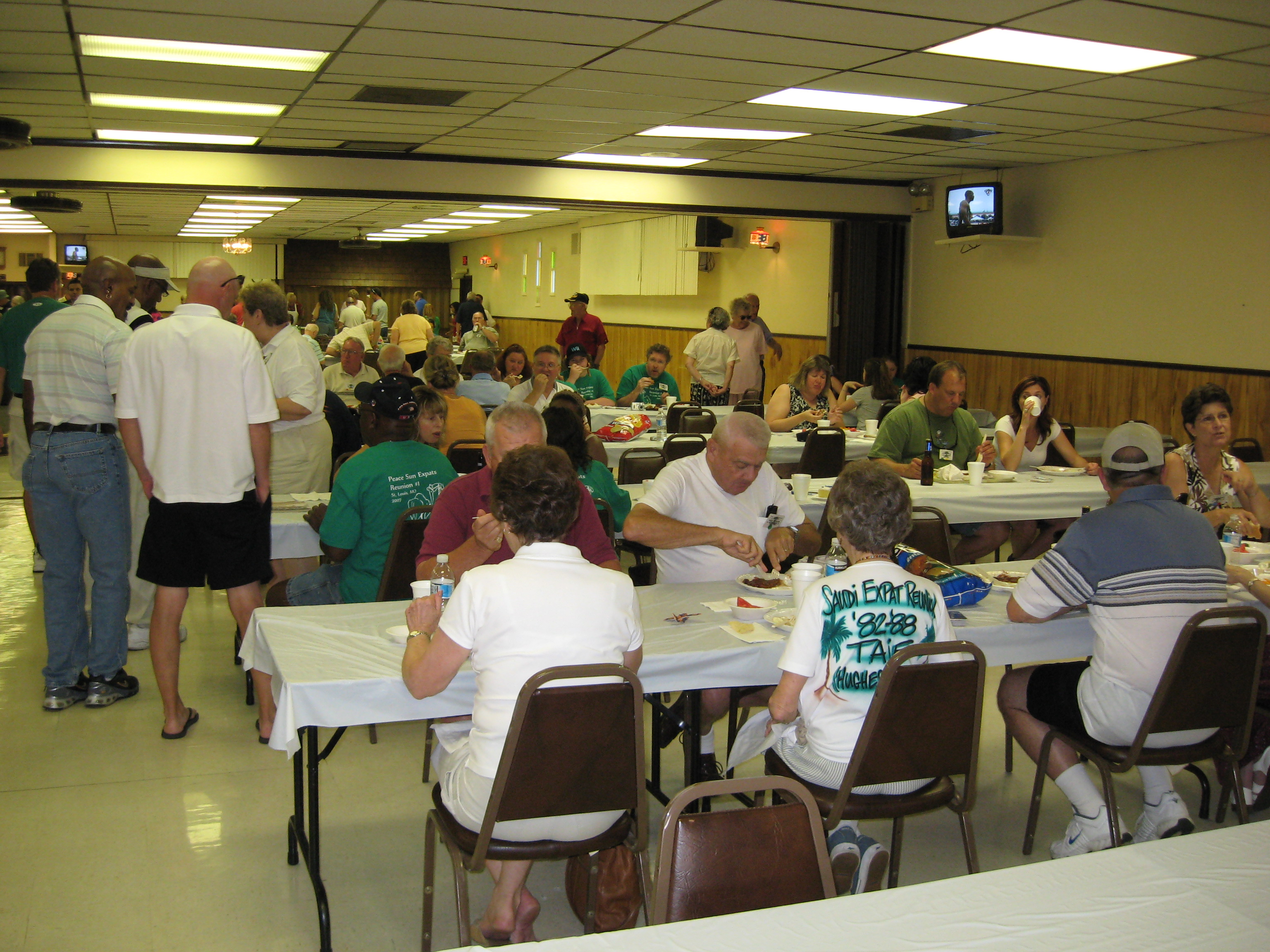 The Family Picnic - BBQ at the local VFW Hall was a GREAT success!!  Everyone went home Full AND Happy!!